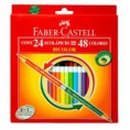 Lápices Faber Castell Bicolor x 24