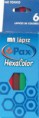 Lápices Pax Cortos x 6