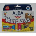 Temperas Fluo Alba x 10 unidades
